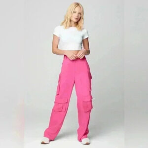 BLANKNYC The Franklin Pants Women’s 32 Seven Wonders Cargo Pocket Rib-Cage NWT